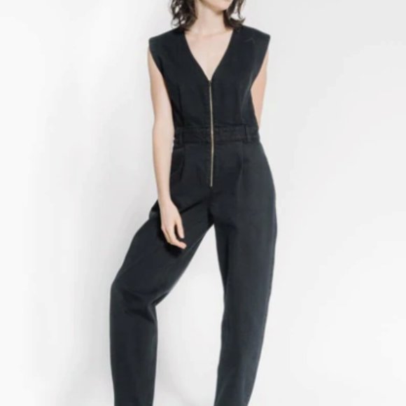 CRESCENT SLEEVELESS COVERALL  - fits like S/M - Picture 4 of 4